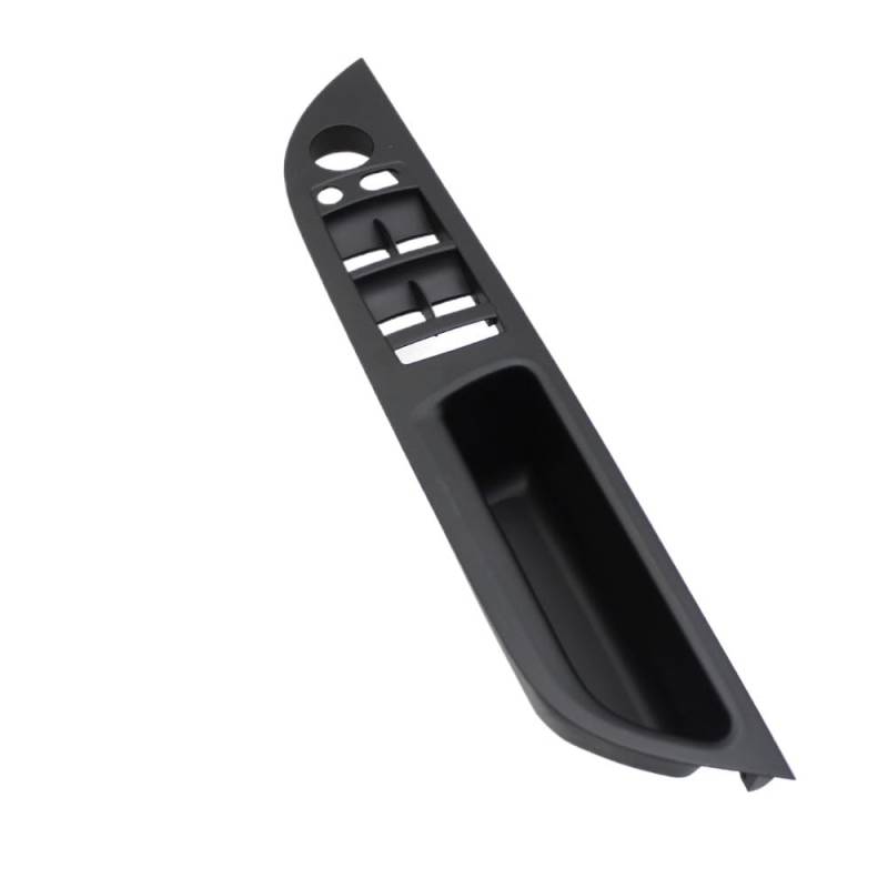 Auto Innen TüRgriff Innenausstattung Auto-Innentürgriffabdeckung Armlehne Fensterschalter Panel Trim 51416983703 Für 5er-Serie Für E60 Für E61 2006-2010(RHD Black) von Ylrng