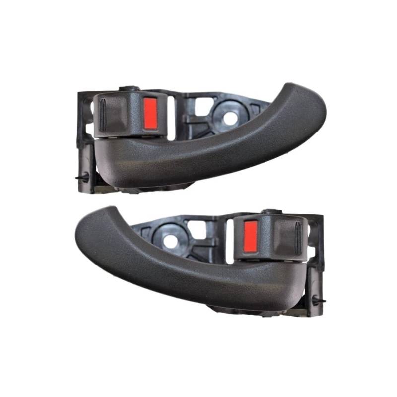 Auto Innen TüRgriff Innentürgriff 69206-06080 Autozubehör Chrom Und Schwarz Für Camry Für RAV4 2006-2011(Black L and R) von Ylrng