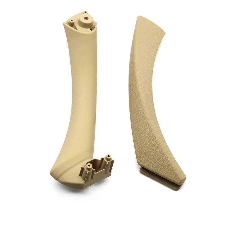 Auto Innen TüRgriff Innentürgriff-Abdeckungsverkleidung Für 3er-Serie Für E90 Für E91 Für 316 318 320 325 Für 328i 2005-2012(Handle Kit beige R) von Ylrng