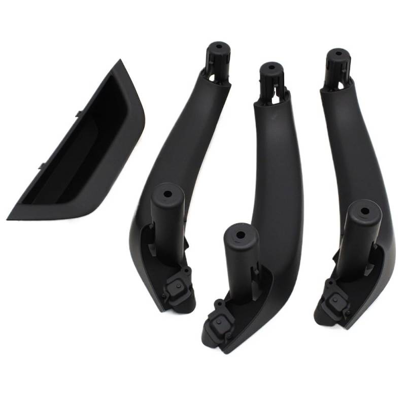 Auto Innen TüRgriff LHD Auto Innentür Armlehne Panel Tür Pull Griff Set Für X3 Für X4 Für F25 Für F26 2010-2016(LHD Black Set) von Ylrng
