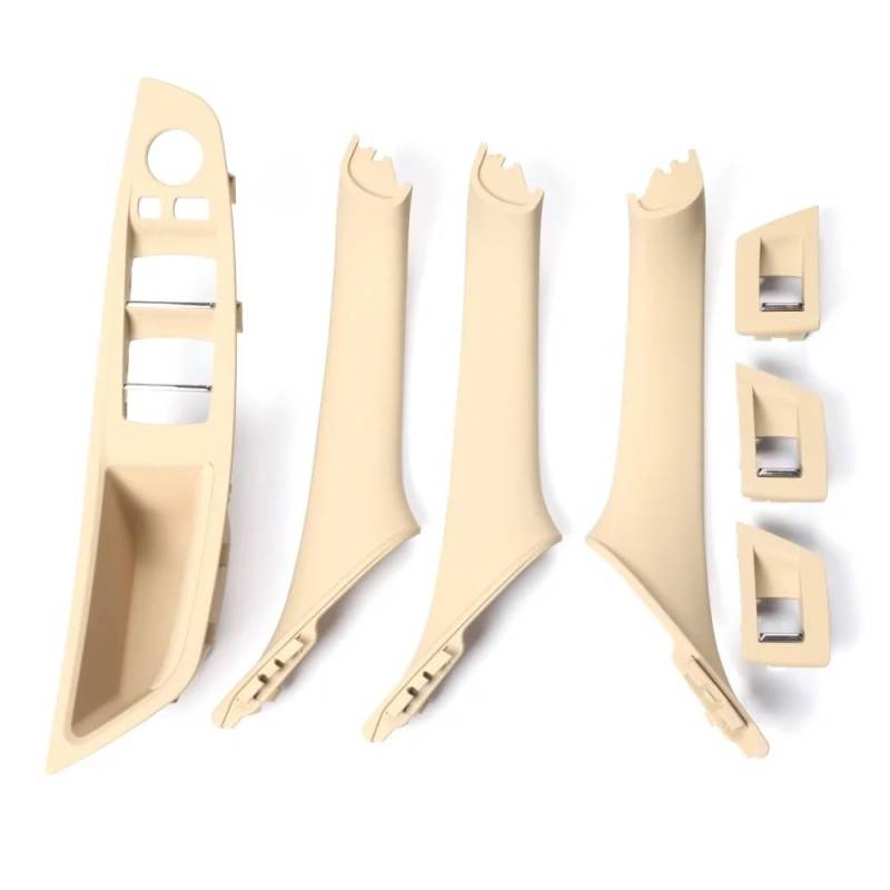 Auto Innen TüRgriff LHD Auto-Innentürgriff Für 5er-Reihe Für F10 Für F11 Für 520d Für 525d Für 530d Für 535i(Beige LHD) von Ylrng