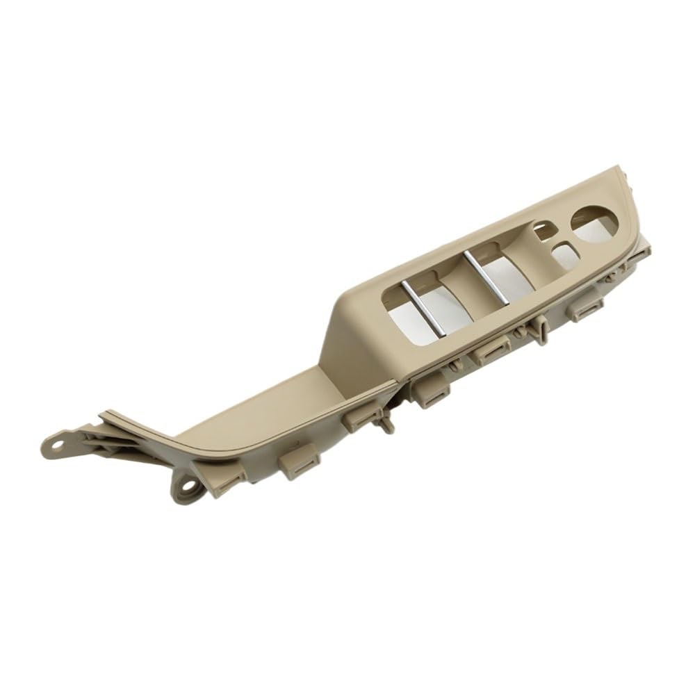 Auto Innen TüRgriff LHD Auto Vordertür Pull Griff Panel Armlehne Fenster Schalter Abdeckung Für 6GT Für G32 2017-2022(Front Left-Beige) von Ylrng