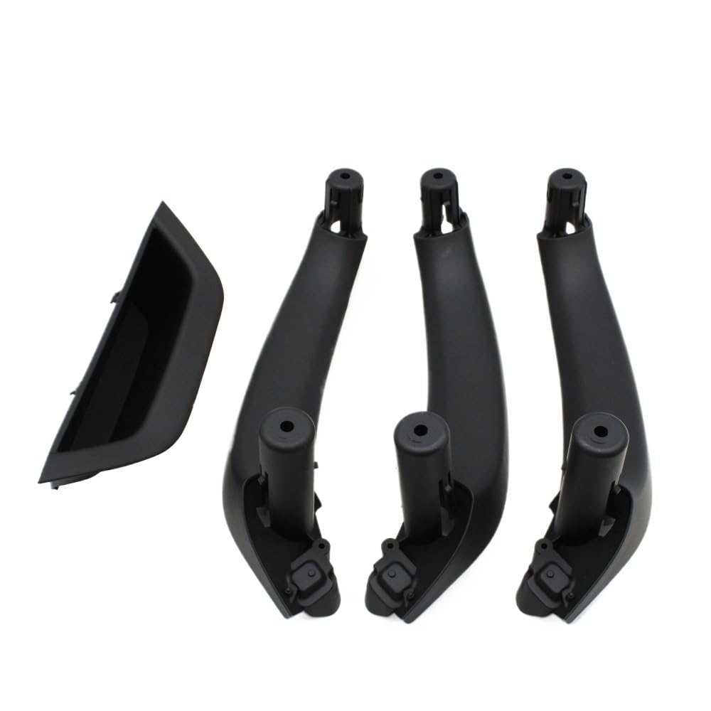 Auto Innen TüRgriff LHD Fahrerseite Beifahrertür Zuggriff Armlehne Panel Abdeckung Verkleidung Für X3 Für X4 Für F25 Für F26 2010-2016(LHD 4PCS Black) von Ylrng