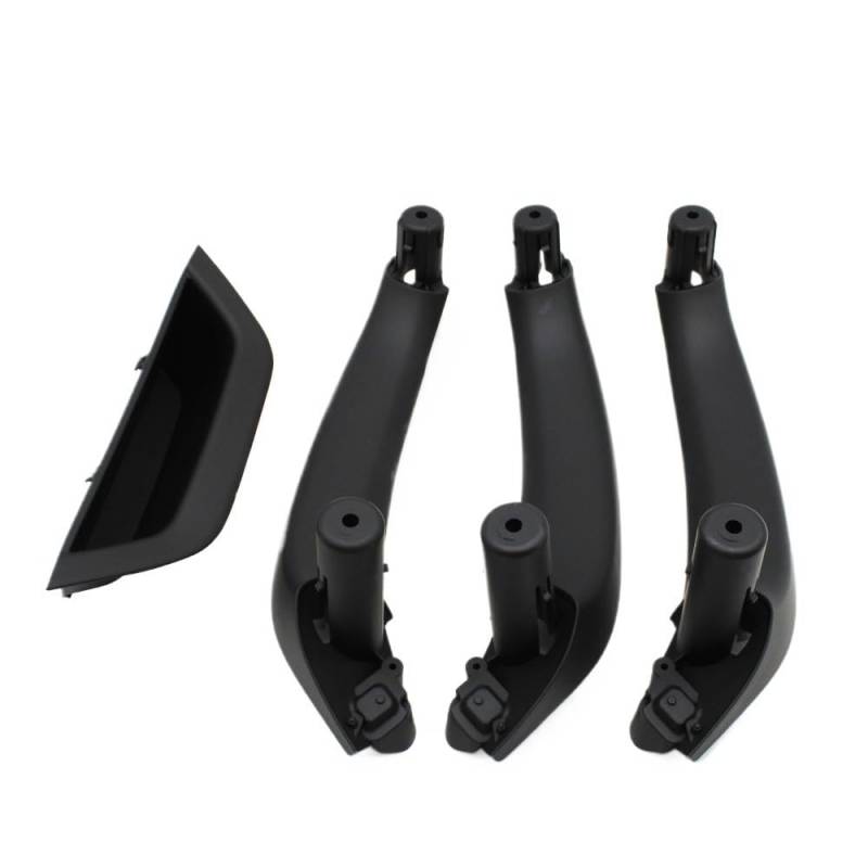 Auto Innen TüRgriff LHD Fahrerseite Beifahrertür Zuggriff Armlehne Panel Abdeckung Verkleidung Für X3 Für X4 Für F25 Für F26 2010-2016(LHD 4PCS Black) von Ylrng