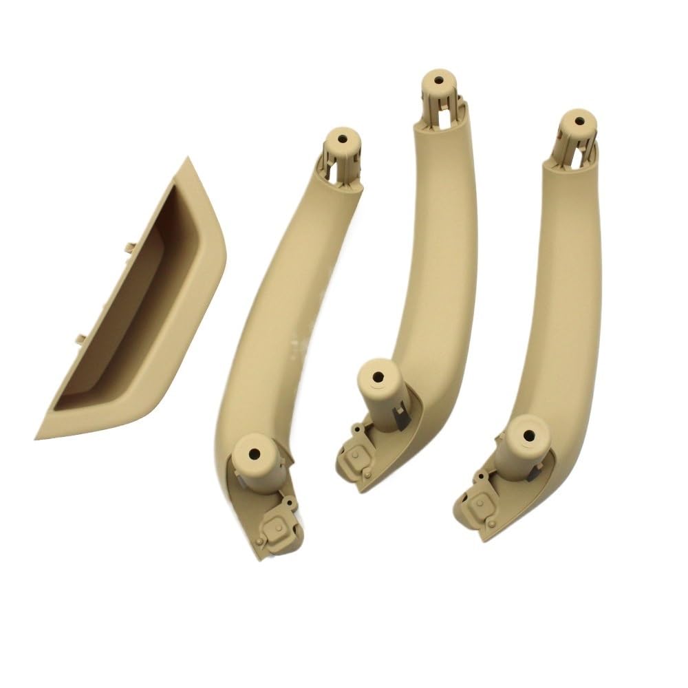 Auto Innen TüRgriff LHD-Innengriff Innere Türverkleidung Armlehne Zugverkleidung Abdeckung Für X3 Für X4 Für F25 Für F26 2010-2016(LHD 4PCS Beige) von Ylrng