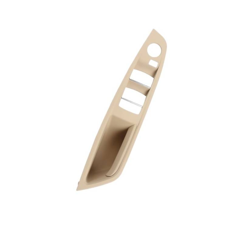 Auto Innen TüRgriff LHD Innentürgriff Armlehnenverkleidung Ohne Spiegelklappknopf 51417225865 Für F10 Für F11 Für 5er(LHD Beige) von Ylrng