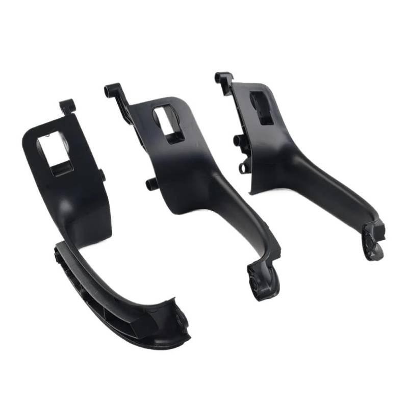 Auto Innen TüRgriff LHD Schwarz Auto Innentüren Griff Pull Trim Abdeckung Zubehör Für A4 Für B6 Für B7 2002-2008 von Ylrng