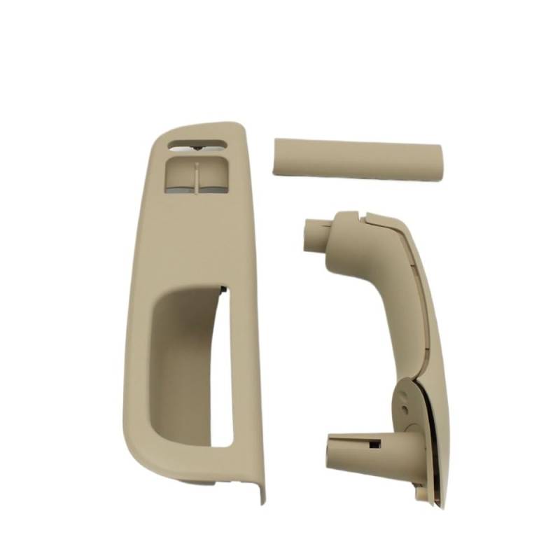 Auto Innen TüRgriff LHD Zwei Türen Autotür Pull Haltegriff Für Bora Für Golf 4 Für MK4 Für Für Passat 1999-2004(Beige 4PCS) von Ylrng