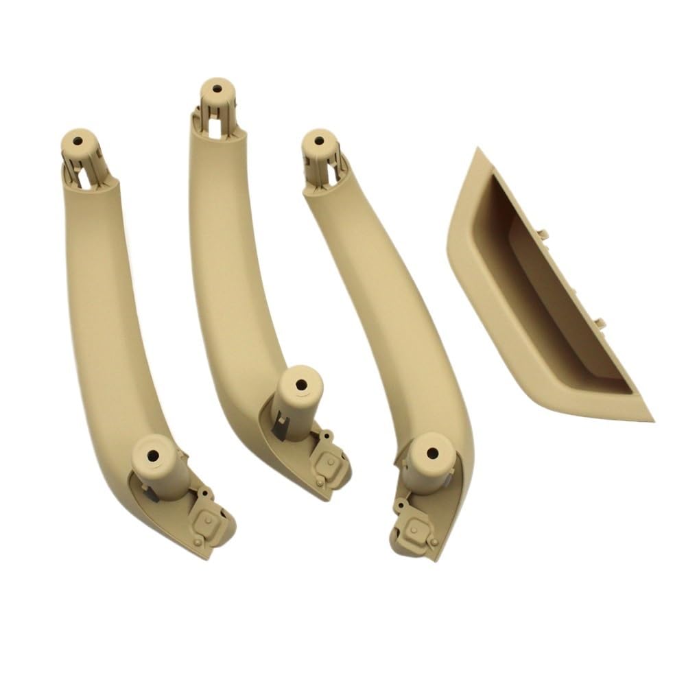 Auto Innen TüRgriff RHD Auto Auto Innen Innentürgriff Armlehne Panel Abdeckung Trim Für X3 Für X4 Für F25 Für F26 2010-2016(RHD 4pcs set Beige) von Ylrng