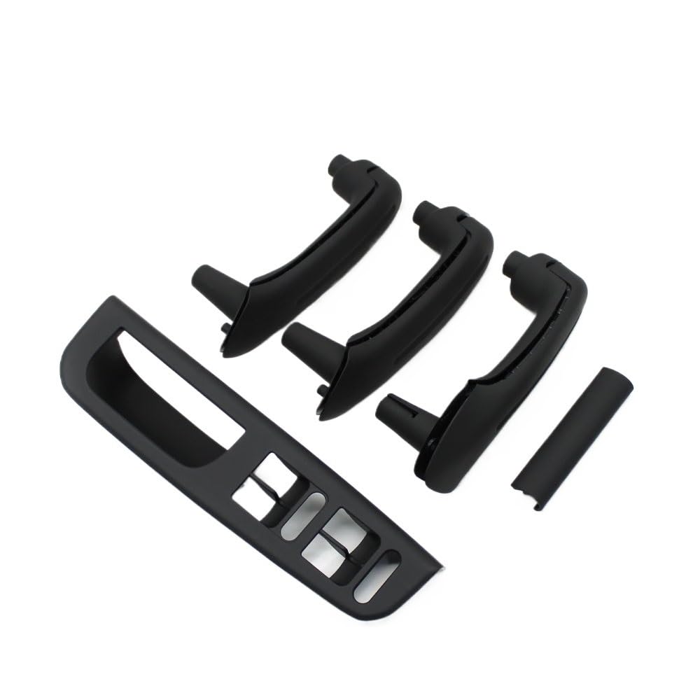 Auto Innen TüRgriff RHD Innen Auto Tür Pull Griff Tür Armlehne Für Bora Für Golf 4 Für MK4 Für 1999-2004(Balck 8PCS) von Ylrng