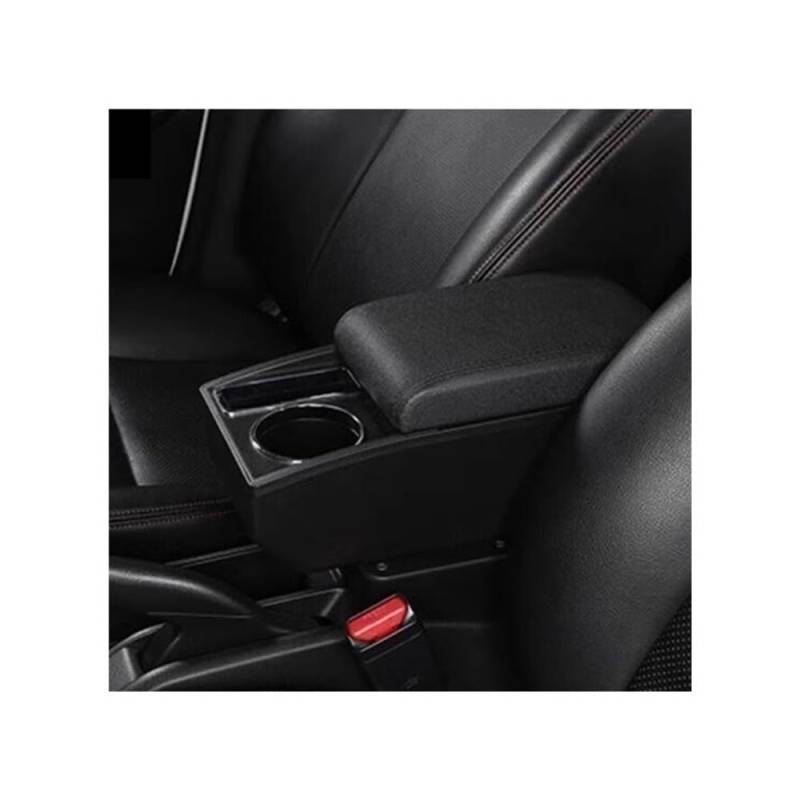 Doppelschicht Armlehne Für Clio 4 Für Captur Für Clio 3 III IV Armlehne Auto Armlehne Box Zubehör Lagerung Interior Center Konsole Lagerung Box(N1 black line No USB) von Ylrng