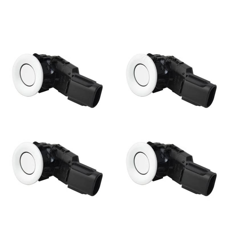 Für Land Für Cruiser 5,7 L V8 2016-2018 4Pcs Auto PDC Einparkhilfe Sensor Parktronic 89341-60050 89341-60051 PDC Parksensor(White) von Ylrng