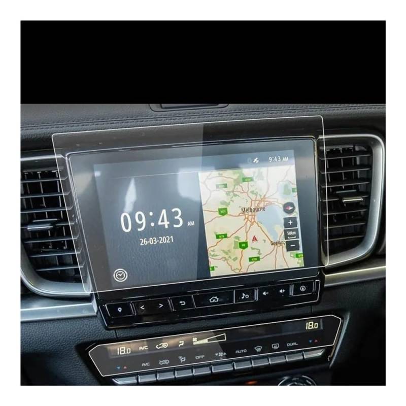 Navigation Panzerglas Schutzfolie Für BT-50 2023 Gehärtetem Glass Screen Protector Film Auto GPS Navigation Auto Navigation Schutz Film Zubehör von Ylrng
