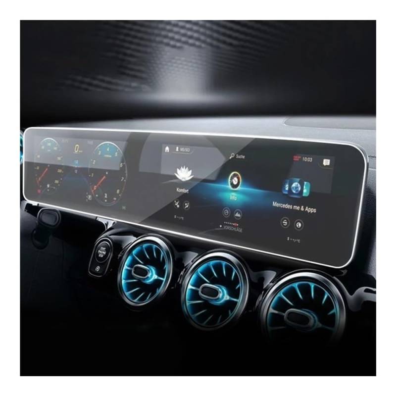 Navigation Panzerglas Schutzfolie Für Benz Für GLB 2020 2021 2022 2023 Auto GPS Navigation Schutz Film Bildschirm TPU Film Screen Protector Innen von Ylrng