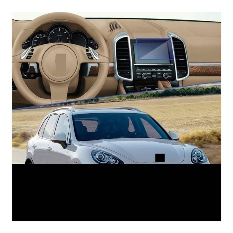 Navigation Panzerglas Schutzfolie Für Cayenne 92A MK2 2011-2017 Auto Navigation GPS Ultra-Dünne Film Full Screen Protector Gehärtetes Glass Zubehör von Ylrng