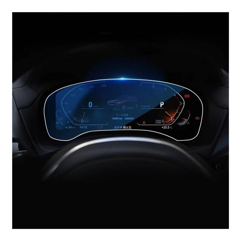 Navigation Panzerglas Schutzfolie Für X3 Für X4 G01 G02 2018 2019 2020 Gehärtetem Glass Auto Navigation Screen Protector Film Dashboard-Monitor Bildschirm Schutz Film(Without Hole) von Ylrng