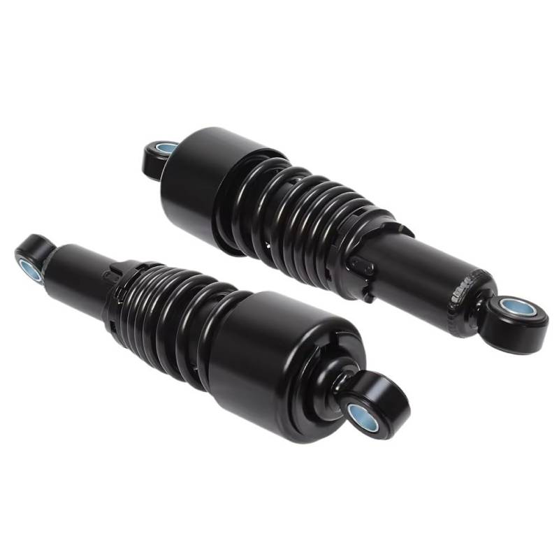 Paar Motorrad Schwarz 10,5 '' 267mm Hinten Stoßdämpfer Absorber Suspension Für Touring Für Sportster Für 883 Für XL883 Stoßdämpfer Federbein von Ylrng