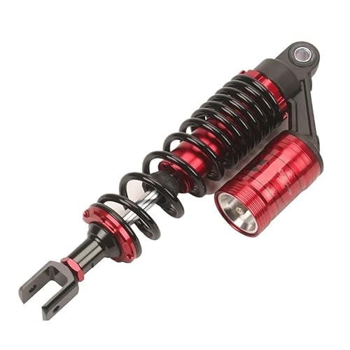 Universal 320mm 12,5 "Motorrad Luft Stoßdämpfer Hinten Suspension Für Motor Roller ATV Quad Dirt Bike Stoßdämpfer Federbein(Red) von Ylrng