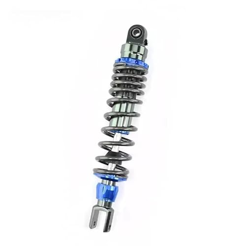 Universal Für Motorrad 320MM Einstellbare Druck Hinten Schock Dämpfer Hinten Frühling Stoßdämpfer Stoßdämpfer Federbein(Blue) von Ylrng