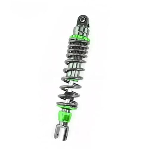 Universal Für Motorrad 320MM Einstellbare Druck Hinten Schock Dämpfer Hinten Frühling Stoßdämpfer Stoßdämpfer Federbein(Green) von Ylrng