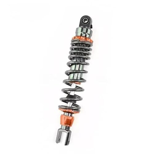 Universal Für Motorrad 320MM Einstellbare Druck Hinten Schock Dämpfer Hinten Frühling Stoßdämpfer Stoßdämpfer Federbein(Orange) von Ylrng