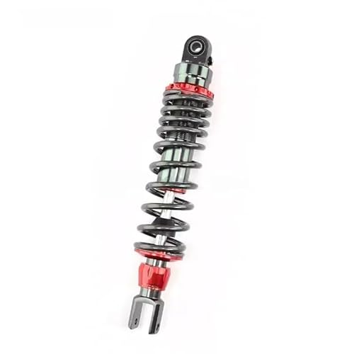 Universal Für Motorrad 320MM Einstellbare Druck Hinten Schock Dämpfer Hinten Frühling Stoßdämpfer Stoßdämpfer Federbein(Red) von Ylrng