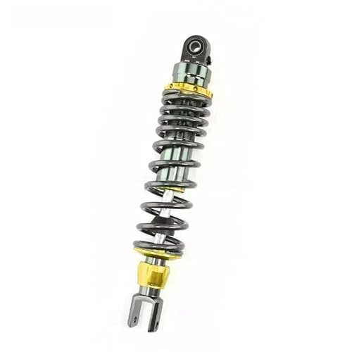Universal Für Motorrad 320MM Einstellbare Druck Hinten Schock Dämpfer Hinten Frühling Stoßdämpfer Stoßdämpfer Federbein(Yellow) von Ylrng