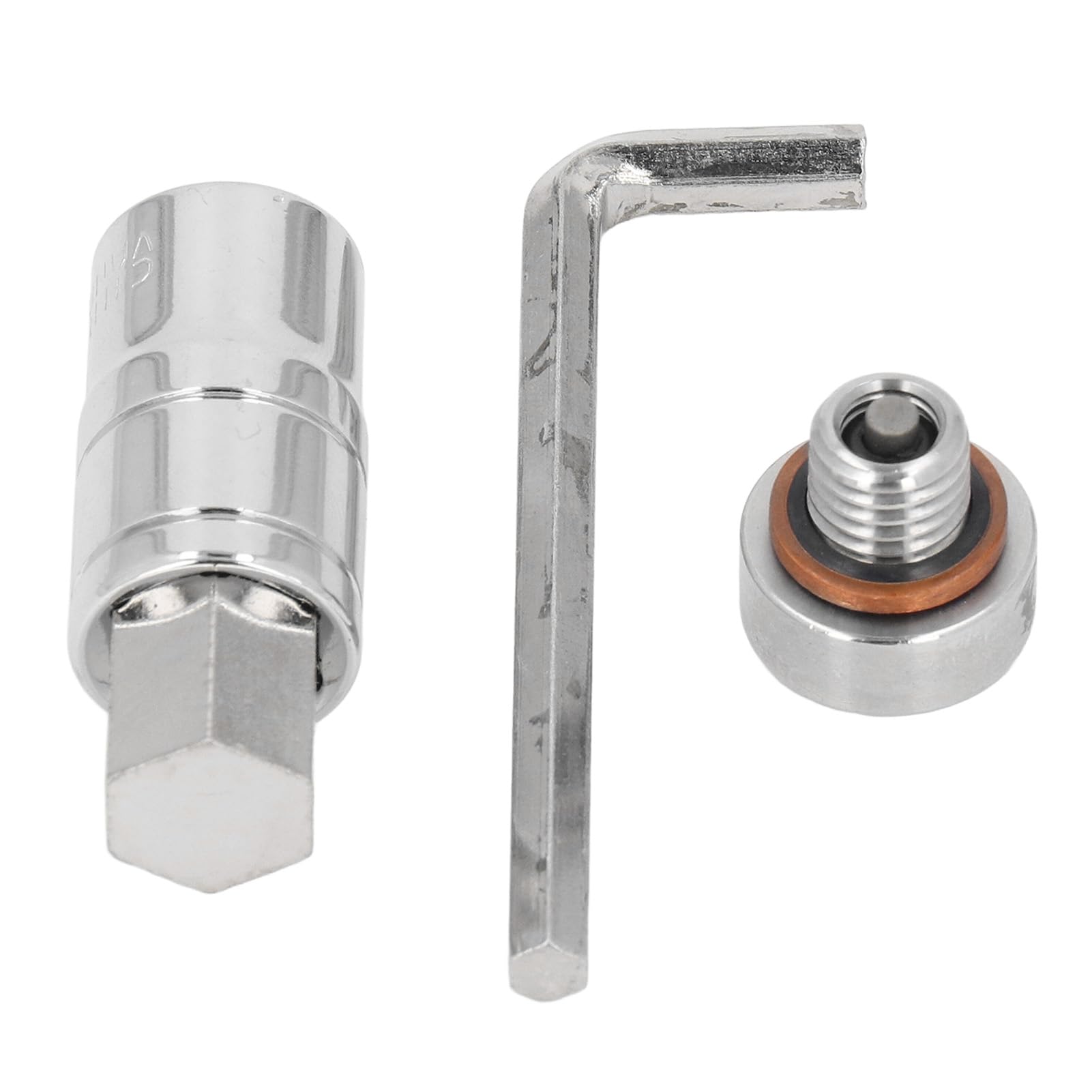 M12x1.75 Oil Drain Plug Kit, Stainless Steel Self Tapping Oil Pan Thread Repair Tool, CNC Cut for accurate, Installation, Durably and for Long Term Use M12x1.75 Oil Drain Plug Kit, Stainless Steel Self Tapping Oil Pan Thread Repair Tool, CNC Cut for accurate, Installation, Durably and for Long Term Use von Ylwxzenith
