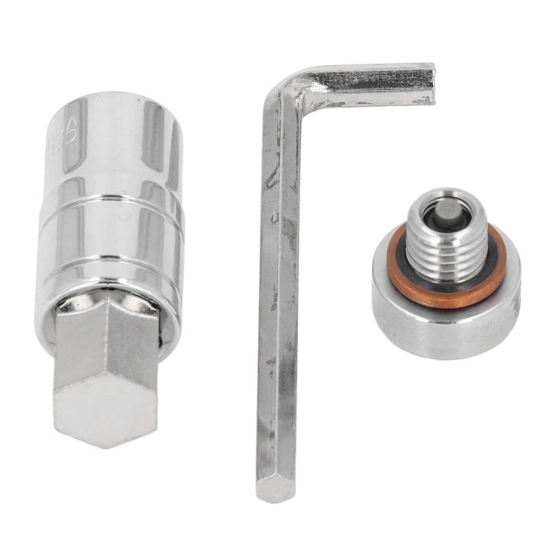 M12x1.75 Oil Drain Plug Kit, Stainless Steel Self Tapping Oil Pan Thread Repair Tool, CNC Cut for accurate, Installation, Durably and for Long Term Use von Ylwxzenith