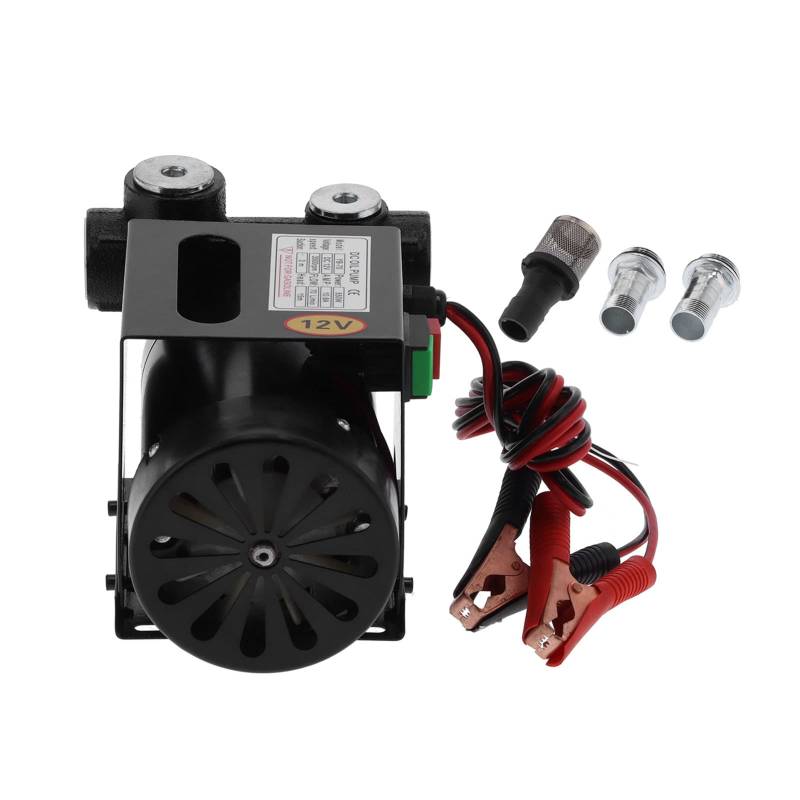 YB70 Derv Pump with DC Motor, SelfPriming Fuel Transfer Device, 70L/min Current Rate, for Vehicles and Construction Sites (DC12V) von Ylwxzenith