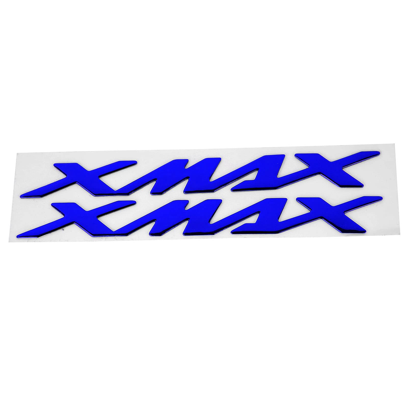 3D-Emblem-Aufkleber-Aufkleber Motorrad-Abzeichen Fahrzeugdekoration Paar Motorrad-Emblem-Aufkleber 3-dimensionale Aufkleber für X-MAX XMAX 125 250 400(Blau) von Ymiko