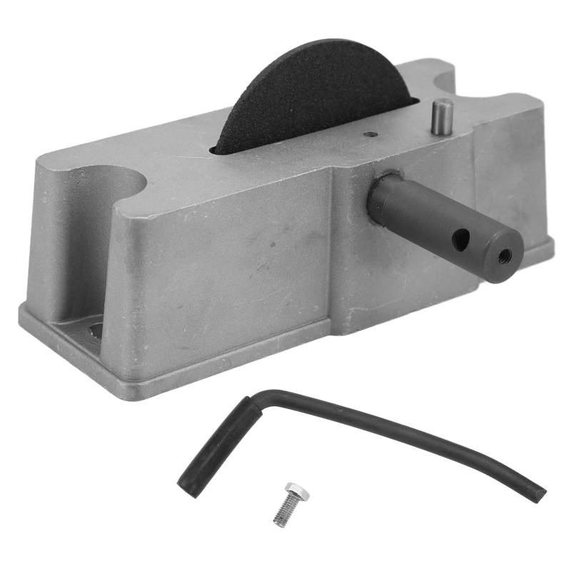 Ymiko Manueller Kolbenringfeiler, Manueller Kolbenringschleifer aus Aluminiumlegierung, Hartmetall-Schleifscheibe mit 120er Körnung Zum Reparieren, OE-Nr. 66785 66786 von Ymiko
