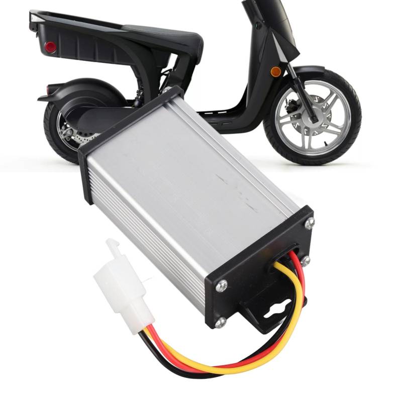 Motorrad-DC-Wandler, DC 36V-72V Elektroroller-Wandler-Adapter Aluminiumlegierung mit Hoher Wechselrichterfrequenz von Ymiko