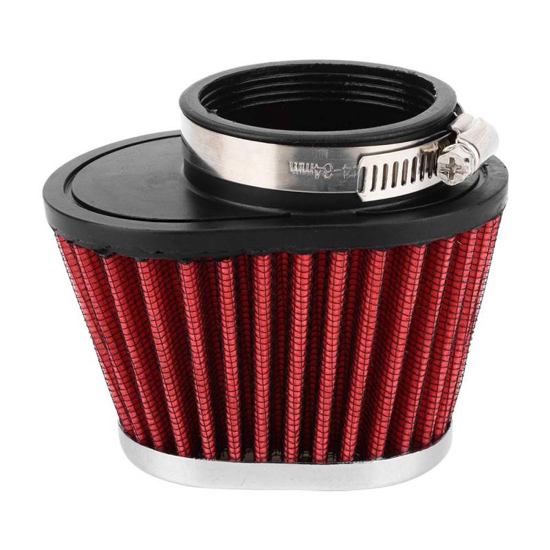 Motorradklemme auf Luftfilter, Pilzkopf, konisch, Luftfilter, oval, hoher Durchfluss, 51 mm, 55 mm, 60 mm, geeignet Suzuki (60 mm) von Ymiko