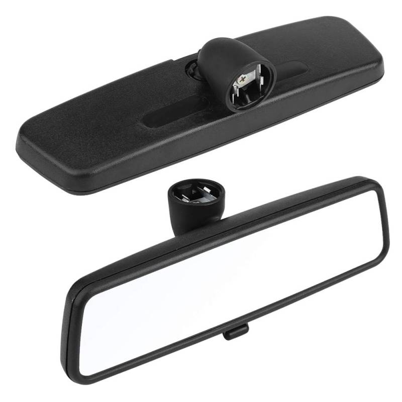 Rückspiegel, Fahrzeuginnenraum Innenrückspiegel Passend für B5 1999-2005, MK4 1999-2004, MK4 1999-2004, 250 mm(Schwarz) von Ymiko