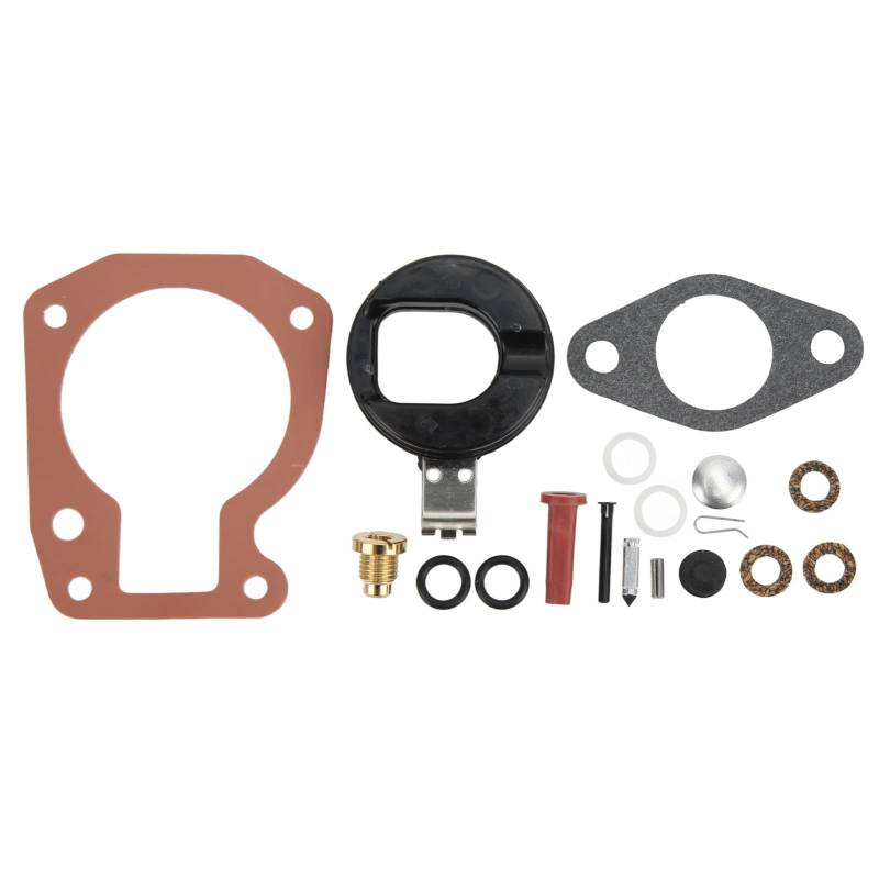 Vergaser für Johnson Evinrude Außenborder, Vergaser-Reparatursatz mit Schwimmerdichtungsscheibe 439070 Ersatz Johnson Evinrude Ultra Excel 4+ 2,5 PS 1987-1990 von Ymiko