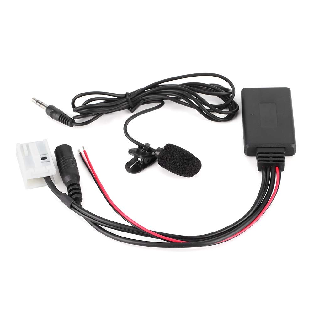Ymiko 12-poliger Bluetooth-für Audiokabel-Auto-AUX-Adapter-Anschluss, Kabelloser für Audio-Adapter mit Mikrofon, Passend Berlingo für Audio-Autoradio Ymiko 12-poliger Bluetooth-für Audiokabel-Auto-AUX-Adapter-Anschluss, Kabelloser für Audio-Adapter mit Mikrofon, Passend Berlingo für Audio-Autoradio von Ymiko