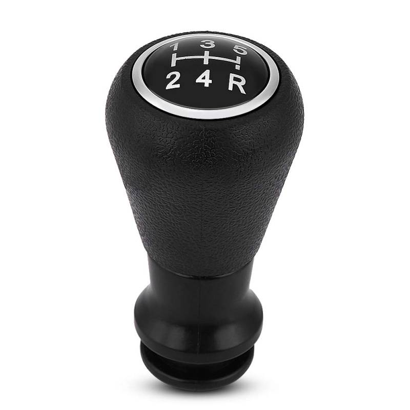 Ymiko 5 Gang Schaltknaufkopf, Auto 5 Gang Schaltknauf Schaltknaufkopf Kompatibel mit 106 107 205 206 207 405 für C1 C3 C4 von Ymiko