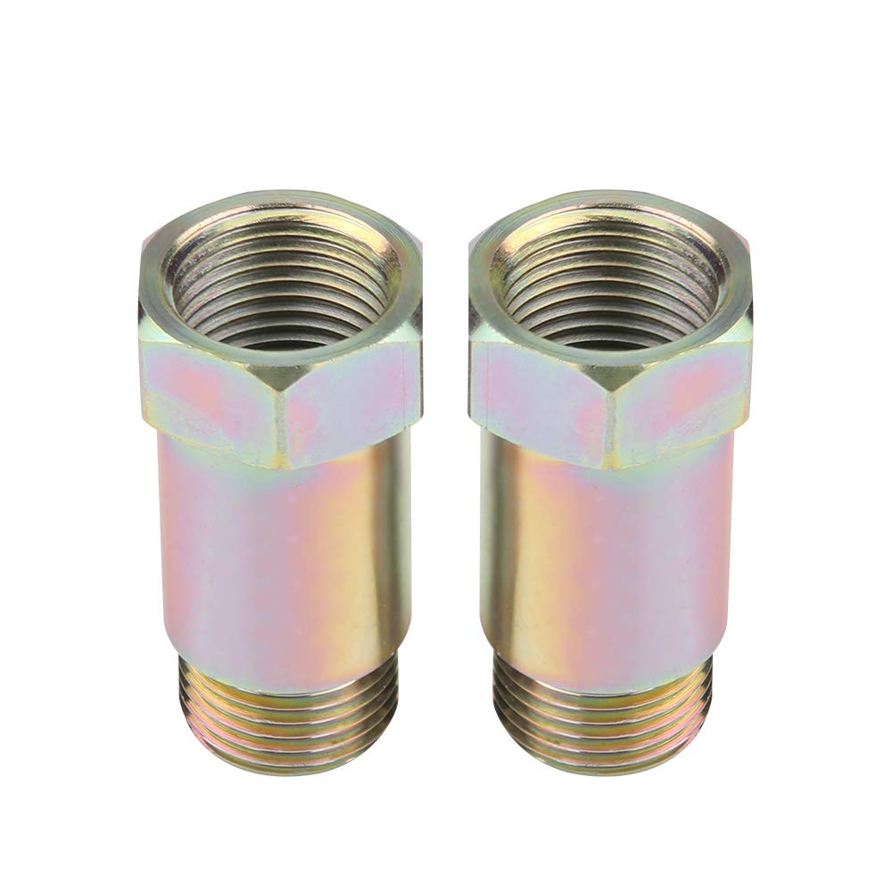 Ymiko Paar Sensor Spacer Adapter Connector, 45mm M18*1.5 O2 Sauerstoffsensor Extender Verlängerung Spacer Stopfen Adapter - Gelb Ymiko Paar Sensor Spacer Adapter Connector, 45mm M18*1.5 O2 Sauerstoffsensor Extender Verlängerung Spacer Stopfen Adapter - Gelb von Ymiko