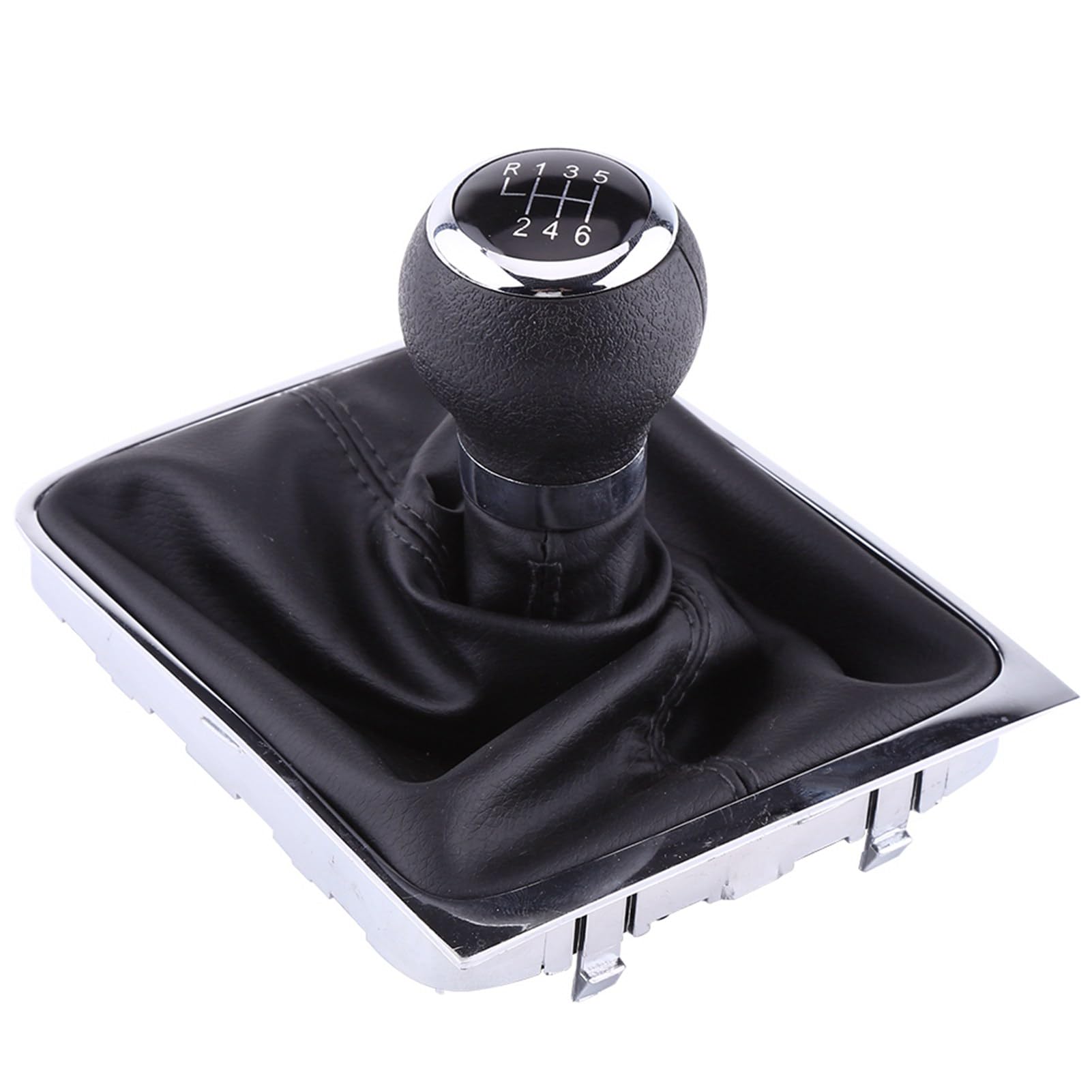 Ymiko Schaltknauf Gang Gaiter 6-Gang Auto Leder Gang Schaltknauf Stick Gaiter Boot Cover Ffür Rame Kit für B6 2005-2012 Ymiko Schaltknauf Gang Gaiter 6-Gang Auto Leder Gang Schaltknauf Stick Gaiter Boot Cover Ffür Rame Kit für B6 2005-2012 von Ymiko