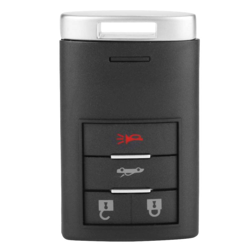 Ymiko Schlüsselanhänger-Abdeckungsetui 4-Tasten-Auto-Fernbedienung Smart-Schlüsselanhänger-Gehäuse Shell Textured Geeignet für Corvette von Ymiko