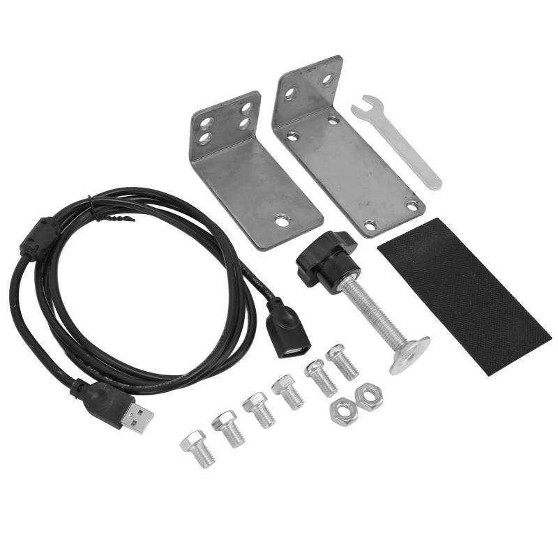 Ymiko USB Handbremse Halterung, 64Bit USB Handbremse Halterung für PC System Ersatz für G27 G25 G29 T500 T300 [Video Game] von Ymiko