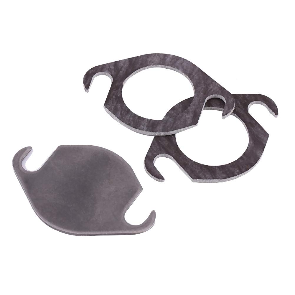Auto AGR-Ventilplatte, AGR Ventil Blindplatten Kit, AGR Ventile mit Dichtung Ventilplatte Blindplatte Blindblock Platten passend für SEAT GALAXY für TDI von Ymiko