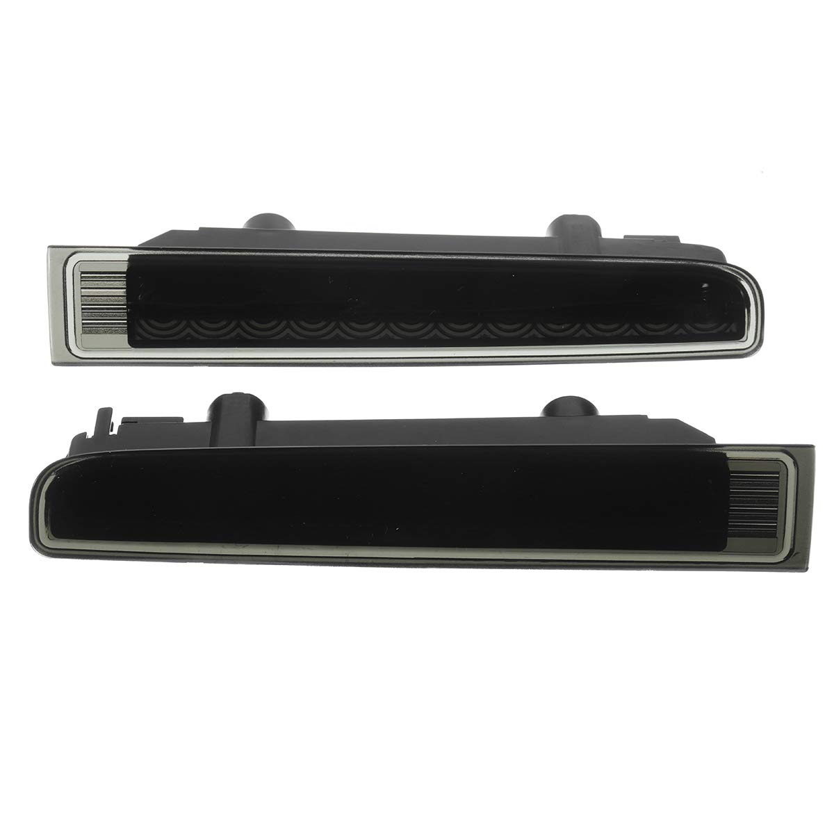Bremsleuchte,Dritte Bremsleuchte 2ST Auto Level Bremslicht Scheunentor dritte Bremsleuchte Träger Passend für Autobremsleuchte Fit Verwendung Passend für VW T5 T6(Black) von Ymnilian