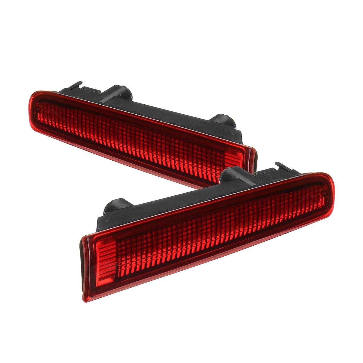 Bremsleuchte,Dritte Bremsleuchte 2ST Auto Level Bremslicht Scheunentor dritte Bremsleuchte Träger Passend für Autobremsleuchte Fit Verwendung Passend für VW T5 T6(Red) von Ymnilian