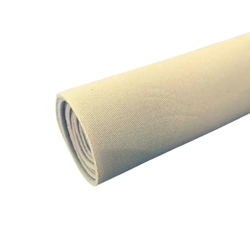Dachhimmel Stoff,Dachhimmel Auto Dach Stoff Selbst Klebe Schwamm Innen Änderung Design DIY Nähen Material Tuch(Beige Adhesive) von Ymnilian