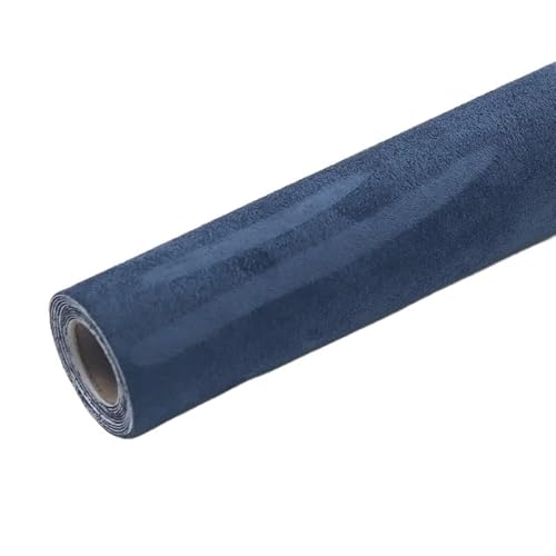 Dachhimmel Stoff,Dachhimmel Dachhimmel Stoff for Auto Innenpolster Dekor Reparatur Selbstklebende Wildleder Aufkleber Patches(Blue,50x150cm) von Ymnilian