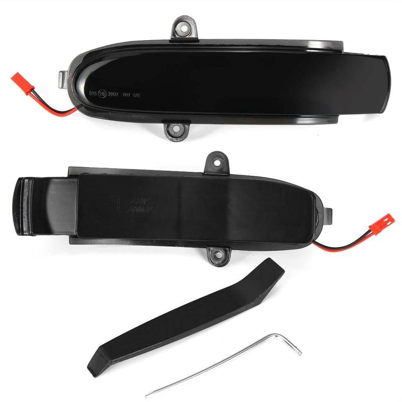 Indicator Rear View,Spiegelblinker 2 Stücke Dynamische Seite Rückseite Spiegel Lichtanzeige Fließende Blinker Lampe Passend Für Benz C Mercedes Klasse W203 CL203 S203 00-07 von Ymnilian