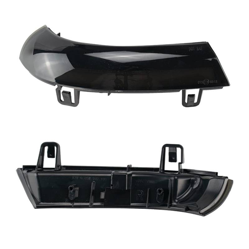 Indicator Rear View,Spiegelblinker Auto Lichter Rückspiegelanzeige Blinker Repeater Licht Dynamisch Blinker Schwarz Lampe Passend Für VW Golf GTI 5 Passat 5.5 6 von Ymnilian
