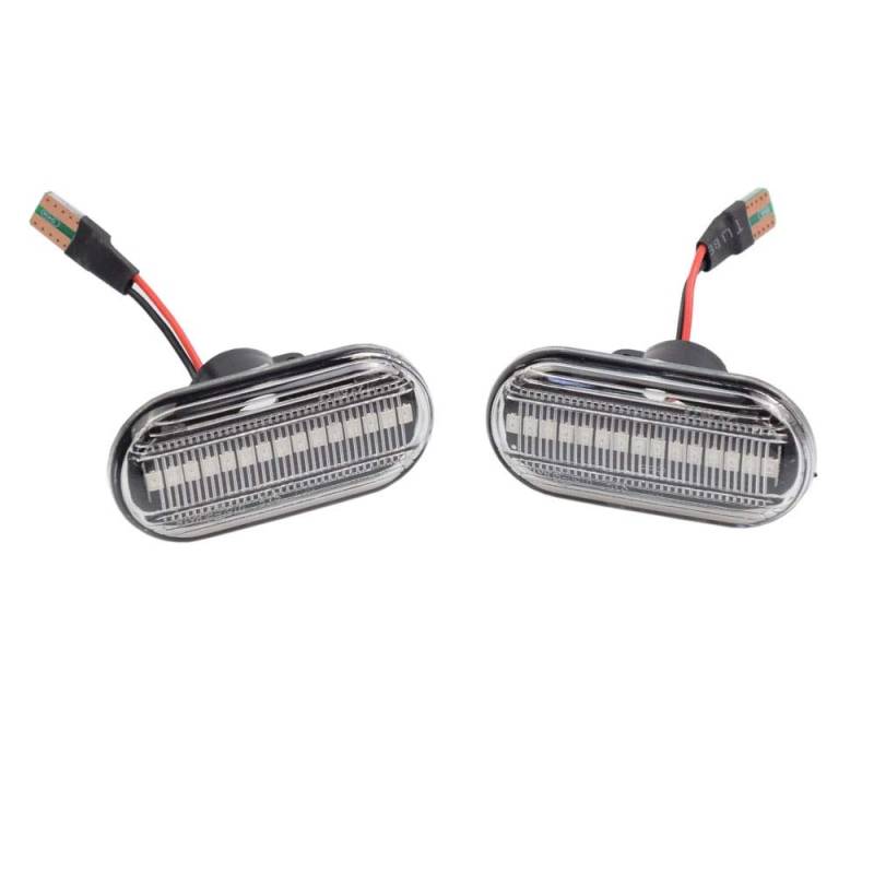 Indicator Rear View,Spiegelblinker Geeignet For Renault Clio 1 2 KANGOO MEGANE ESPACE TWINGO MASTER. Dynamische Seitenmarkierungs-Blinkerleuchte. Geeignet For Opel Smart(Dynamic Crystal Type) von Ymnilian